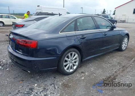 2016 Audi A6 3.0T Premium Plus from USA, damaged, VIN WAUFGAFC3GN167573